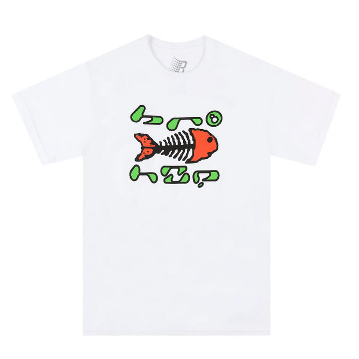 Bronze Fishtech Tee White