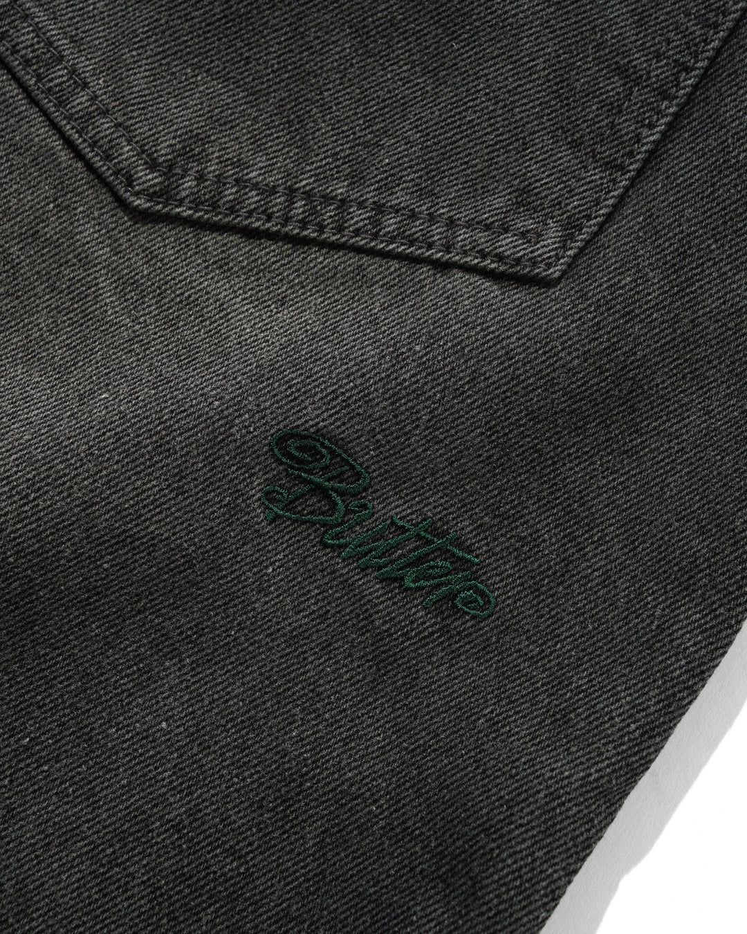 Butter Goods Garage Denim Shorts Faded Black