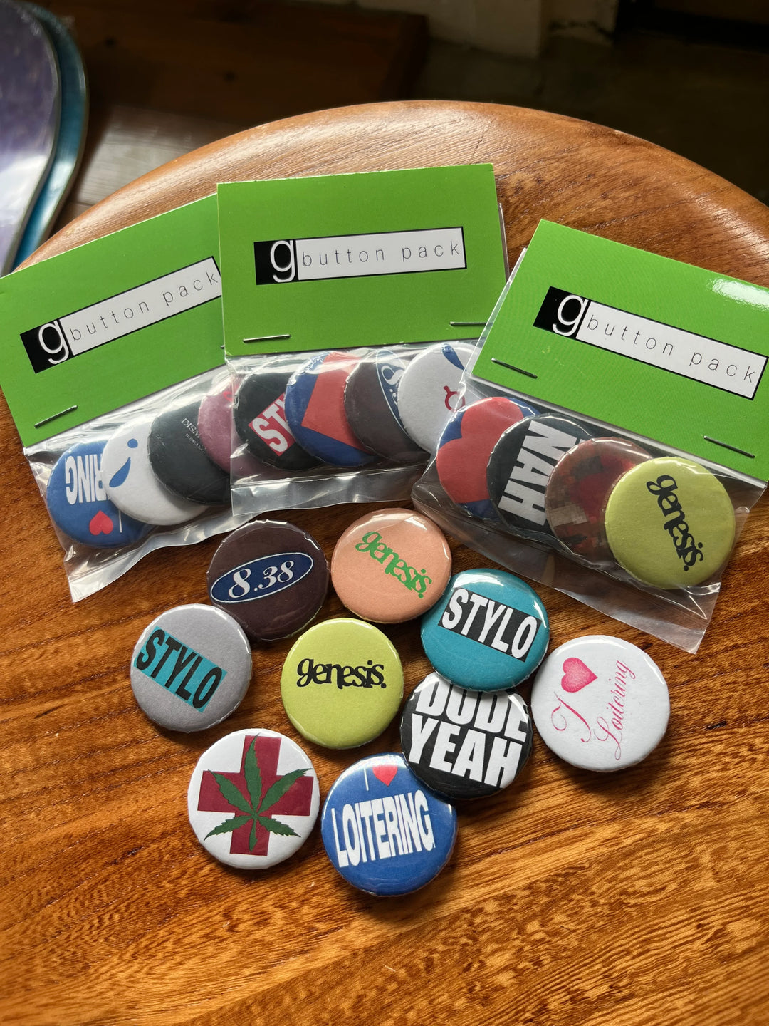 Genesis Button Pack