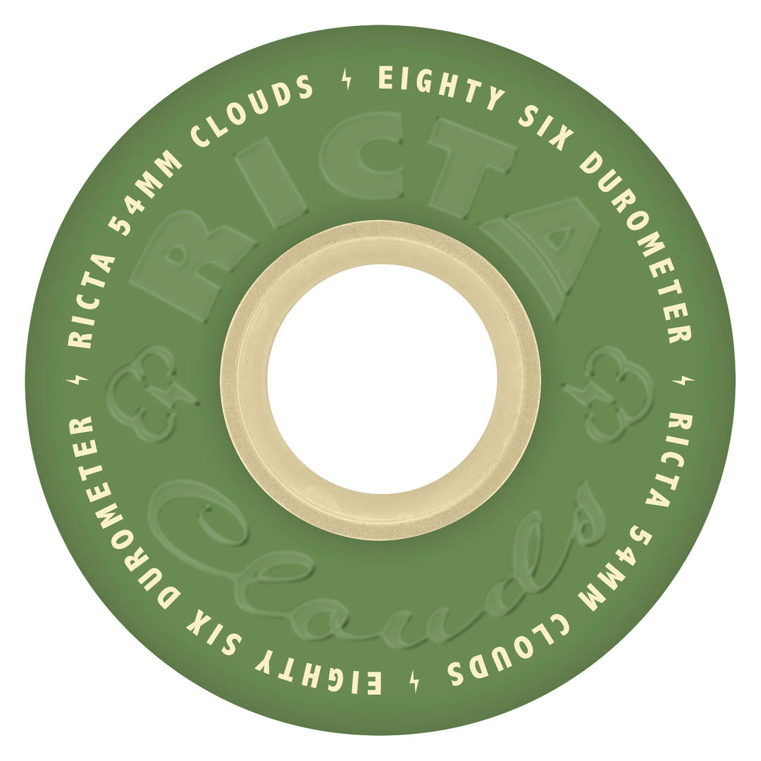 Ricta Clouds Green Natural Wheels 86a 54mm