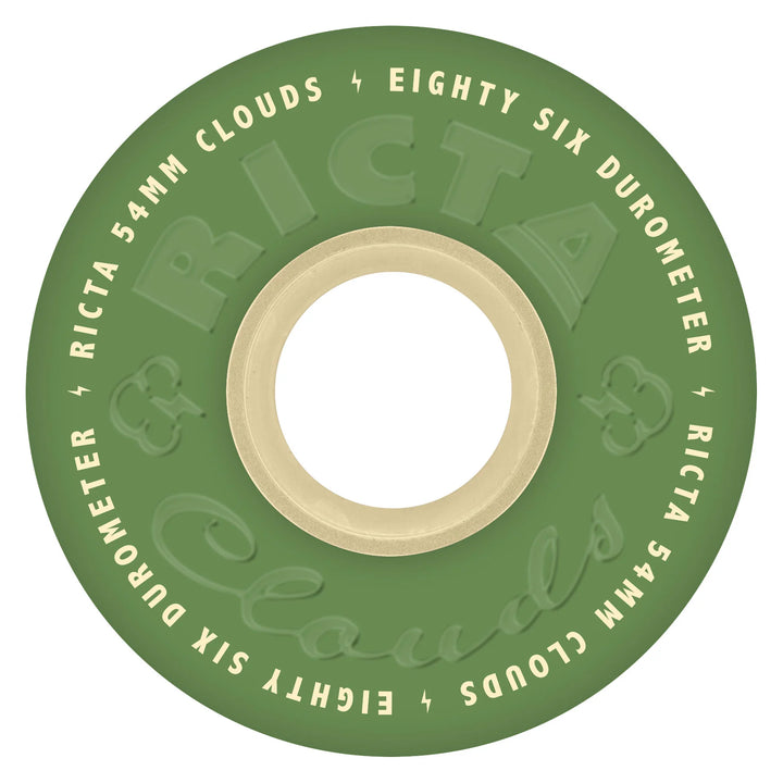 Ricta Clouds Green Natural Wheels 86a 54mm