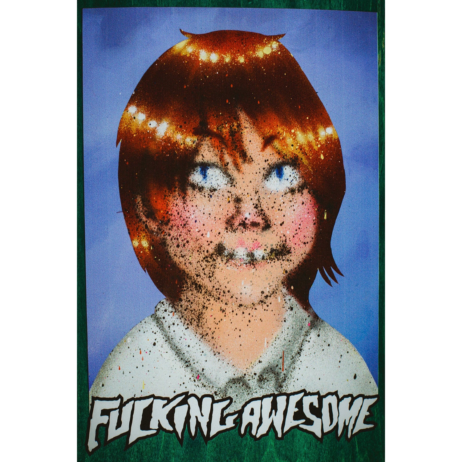 Fucking Awesome Aidan Mackey Class Photo Painted Deck 8.44