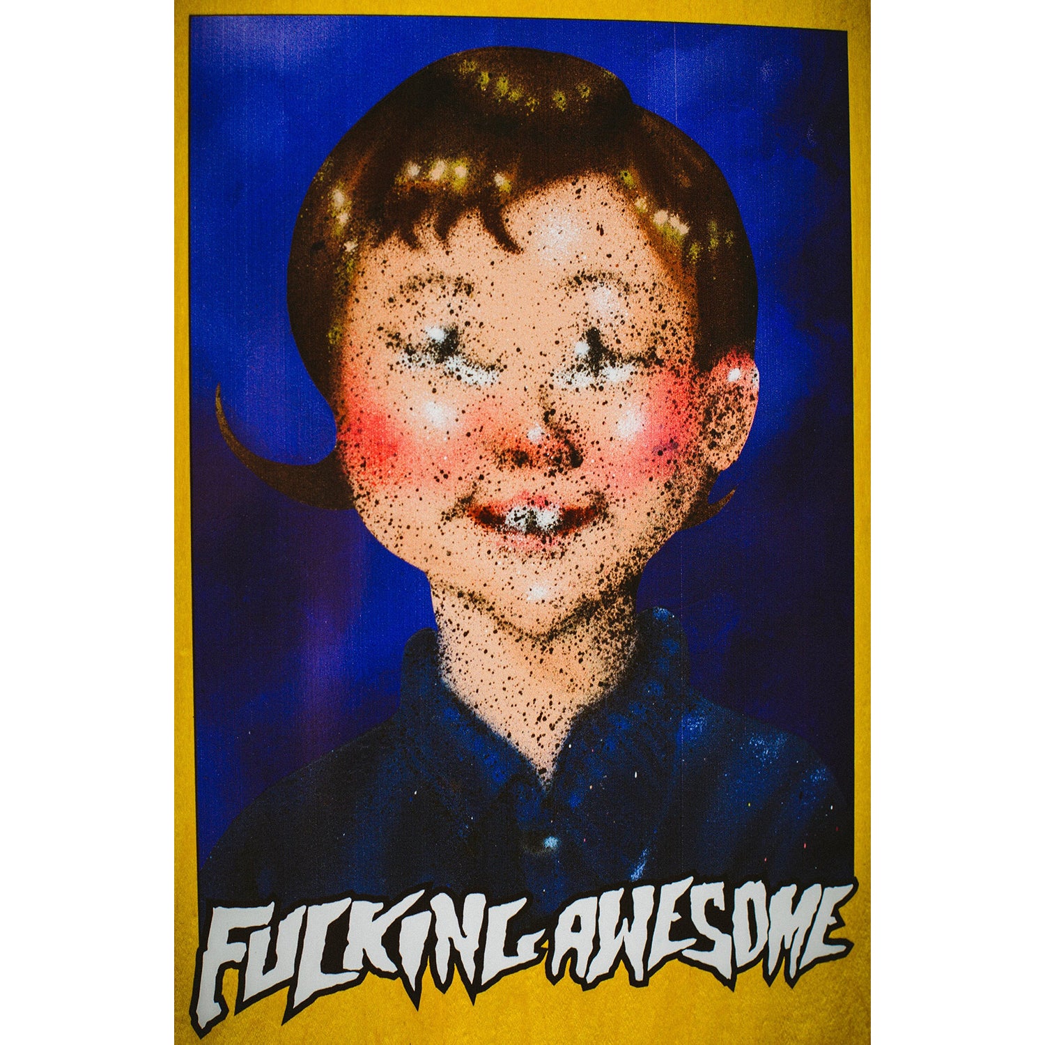 Fucking Awesome Elijah Berle Class Photo Painted Deck 8.5