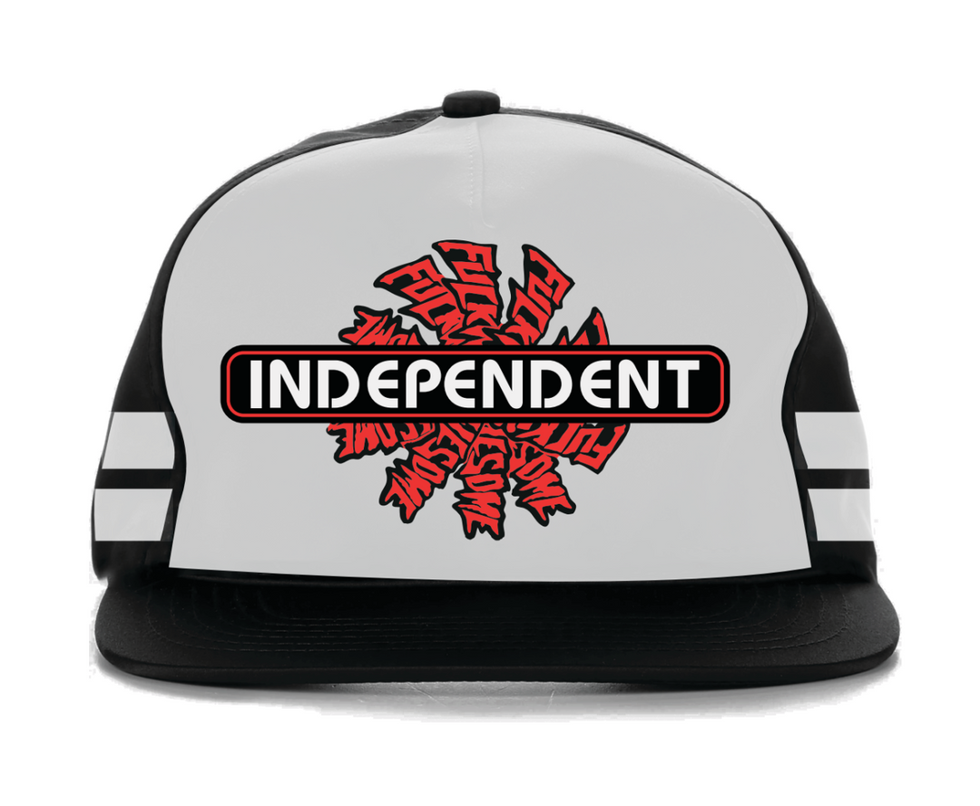 Fucking Awesome x Independent Spiral Logo Trucker White/Black