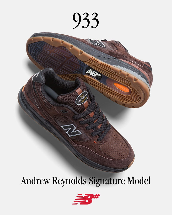 New Balance Numeric Reynolds 933 Brown/Black NM933BAR