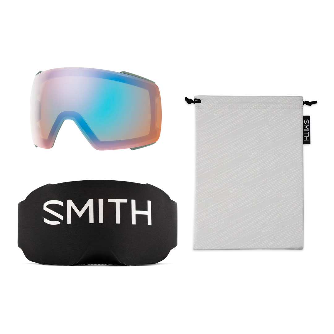 Smith I/O MAG White Vapor Chromapop Everyday Rose Gold Mirror