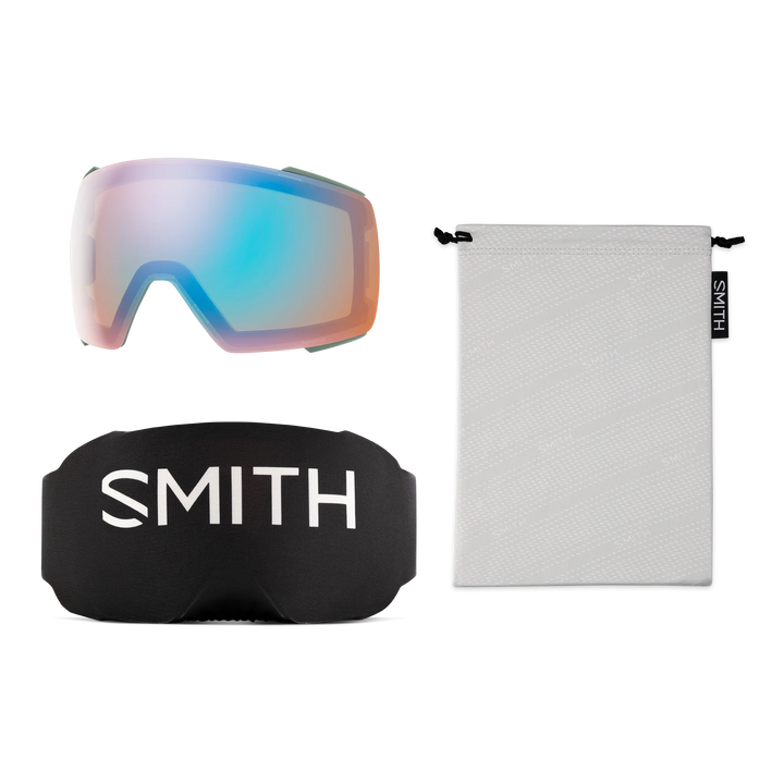 Smith I/O MAG White Vapor Chromapop Everyday Rose Gold Mirror