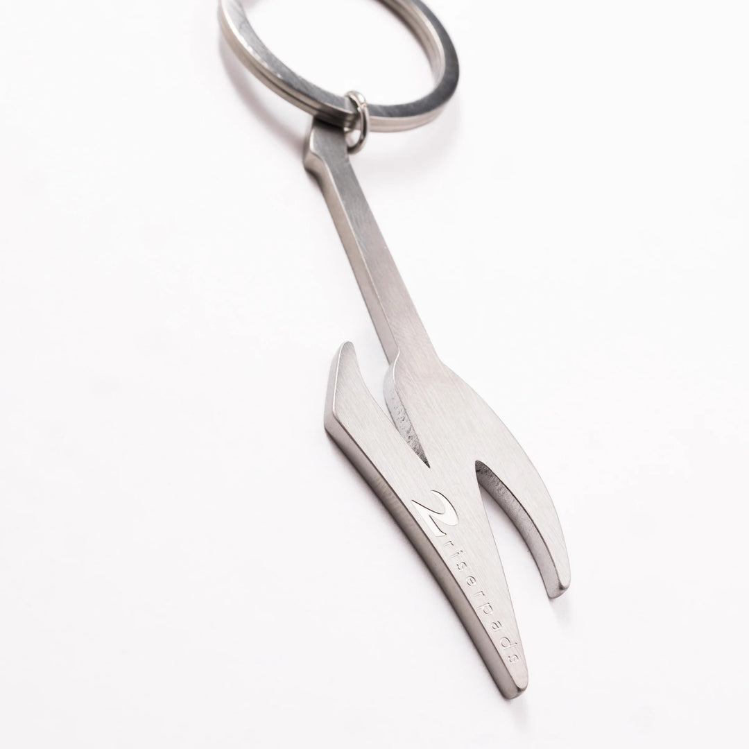 2 Riser Pads Guitar Keychain