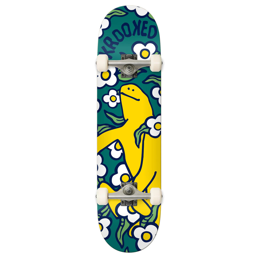 Krooked Shmoo Vibes Teal Complete Skateboard 7.3"