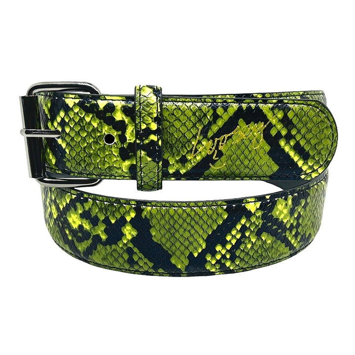 Loosey Loves You Slither Belt Lime Green