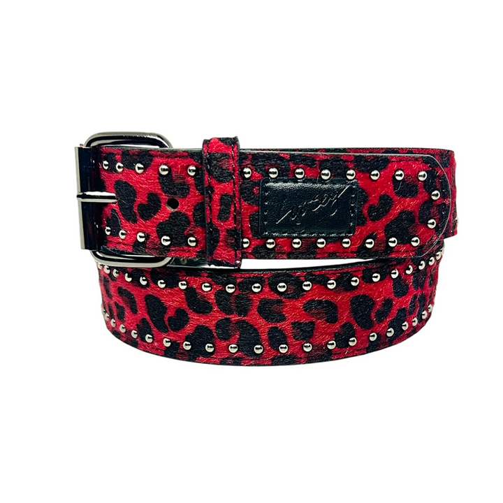 Loosey Cheetah Rivet Belt