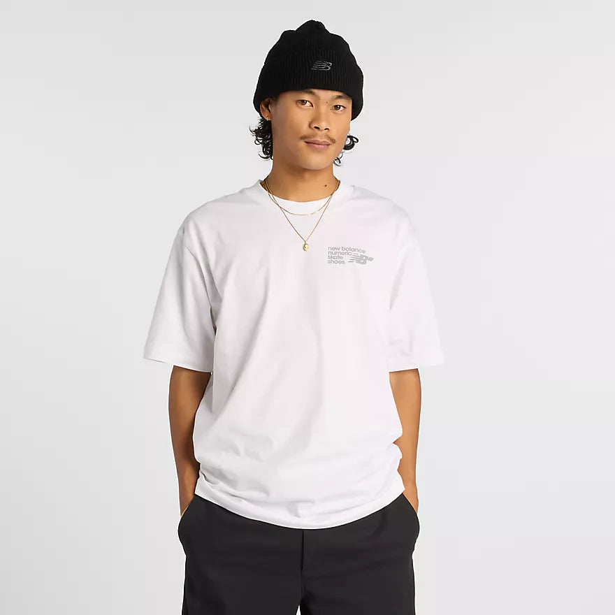 Numeric Small Logo Jersey T-Shirt White