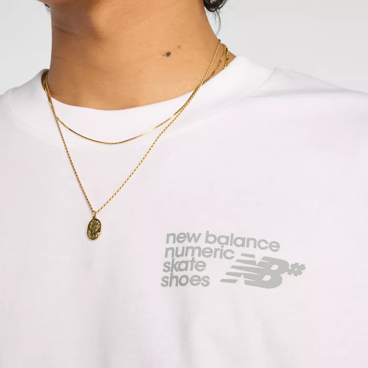 Numeric Small Logo Jersey T-Shirt White