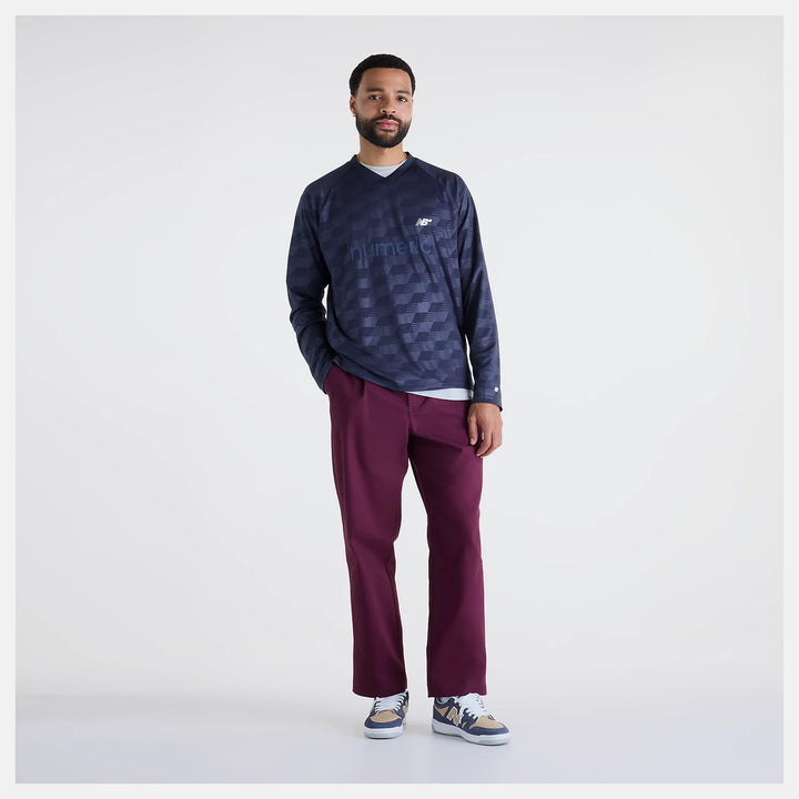 New Balance Numeric Long Sleeve Team Jersey Dark Night