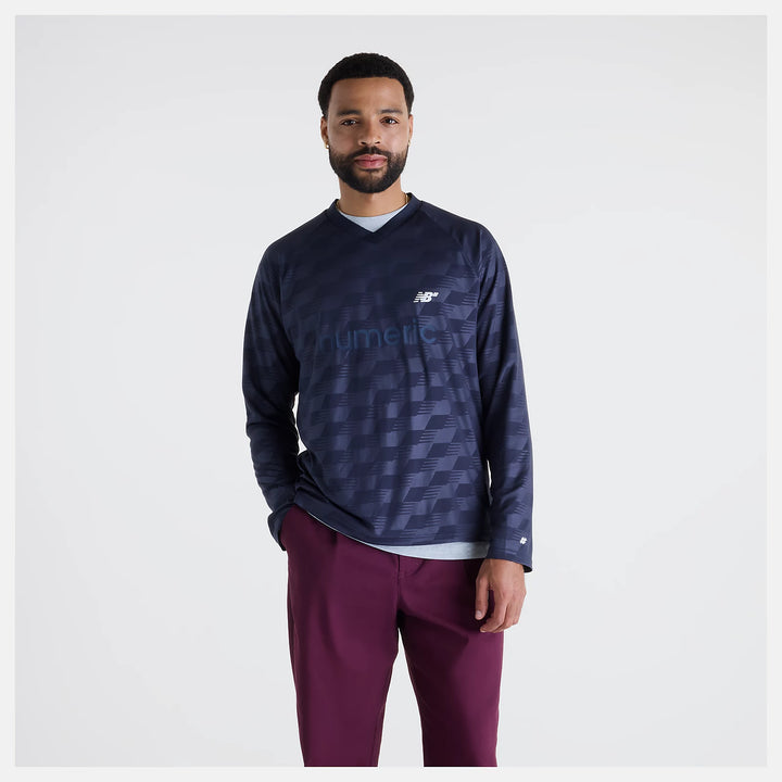 New Balance Numeric Long Sleeve Team Jersey Dark Night