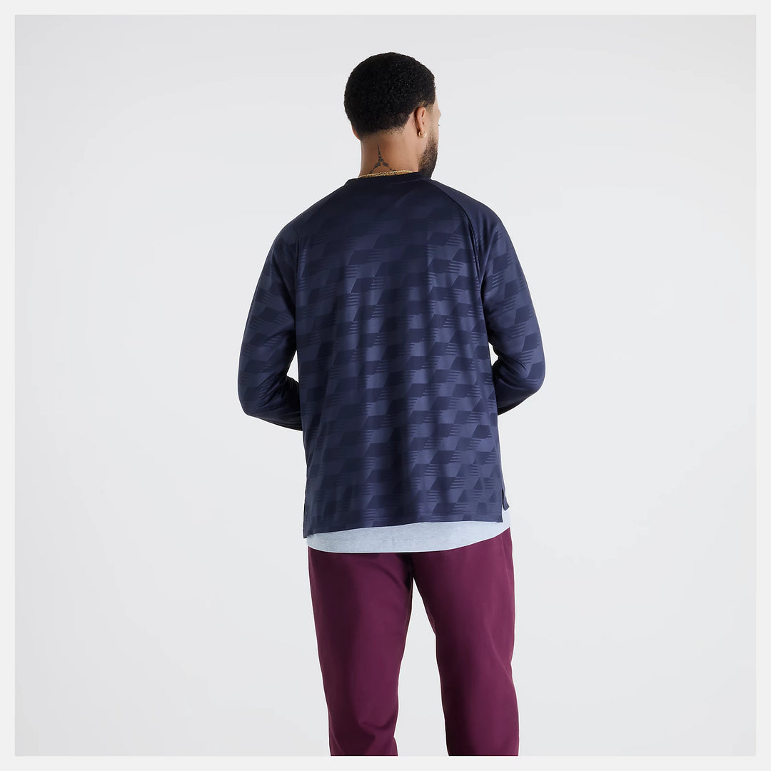 New Balance Numeric Long Sleeve Team Jersey Dark Night