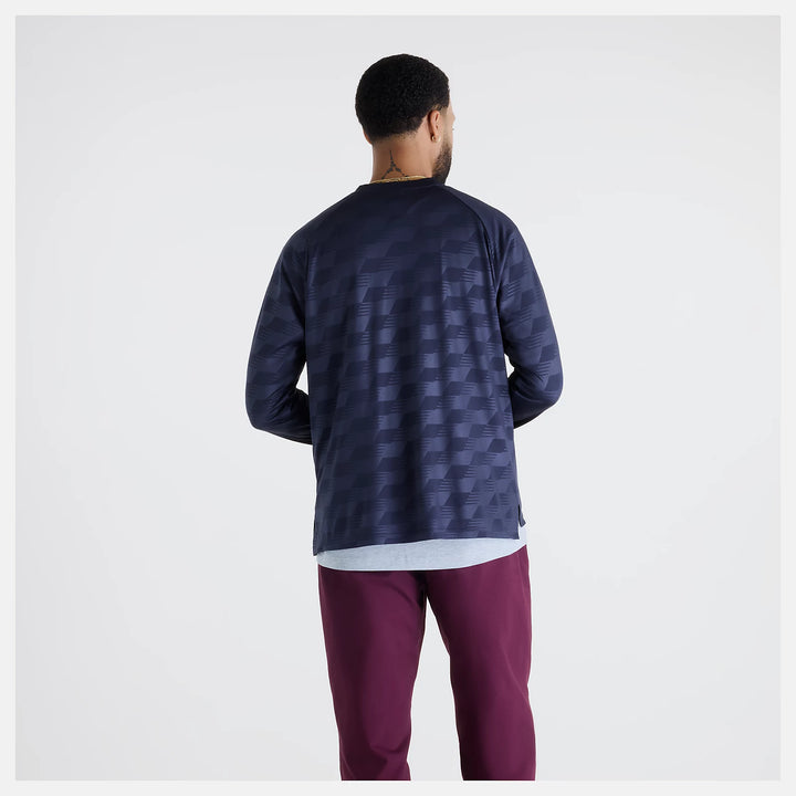 New Balance Numeric Long Sleeve Team Jersey Dark Night