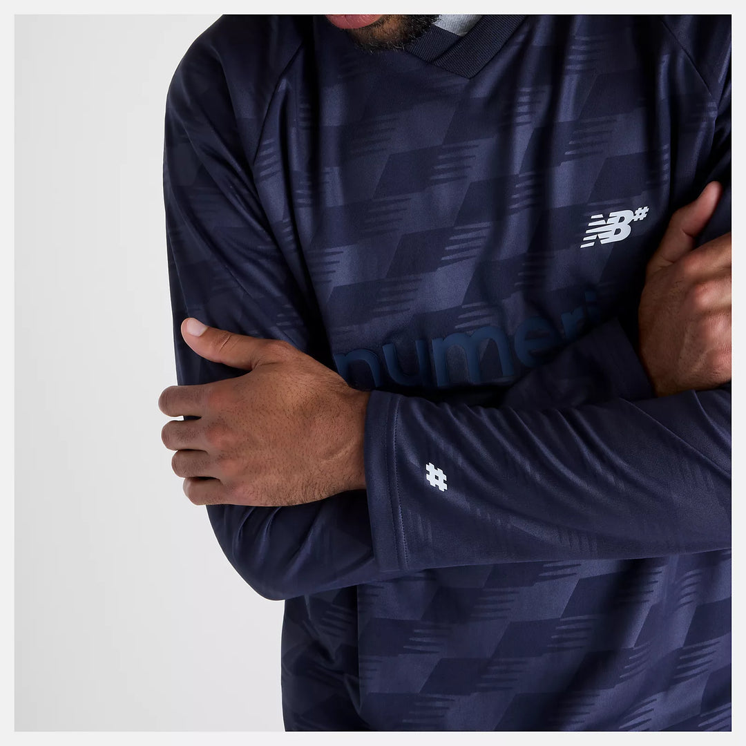 New Balance Numeric Long Sleeve Team Jersey Dark Night