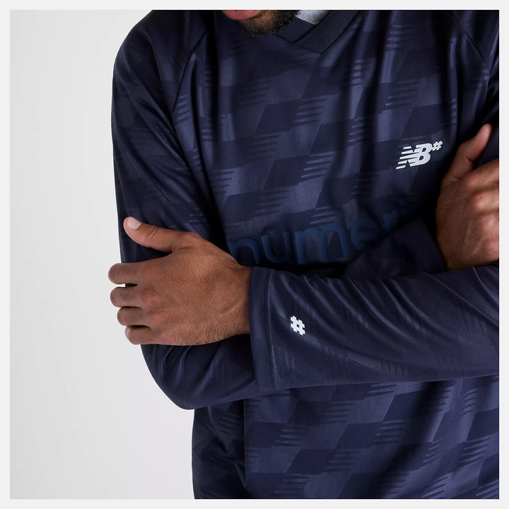 New Balance Numeric Long Sleeve Team Jersey Dark Night