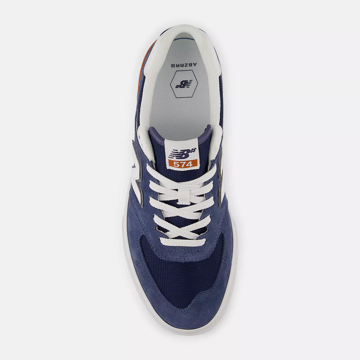 New Balance Numeric 574 Vulc Vintage Indigo/White (NM574VAN)