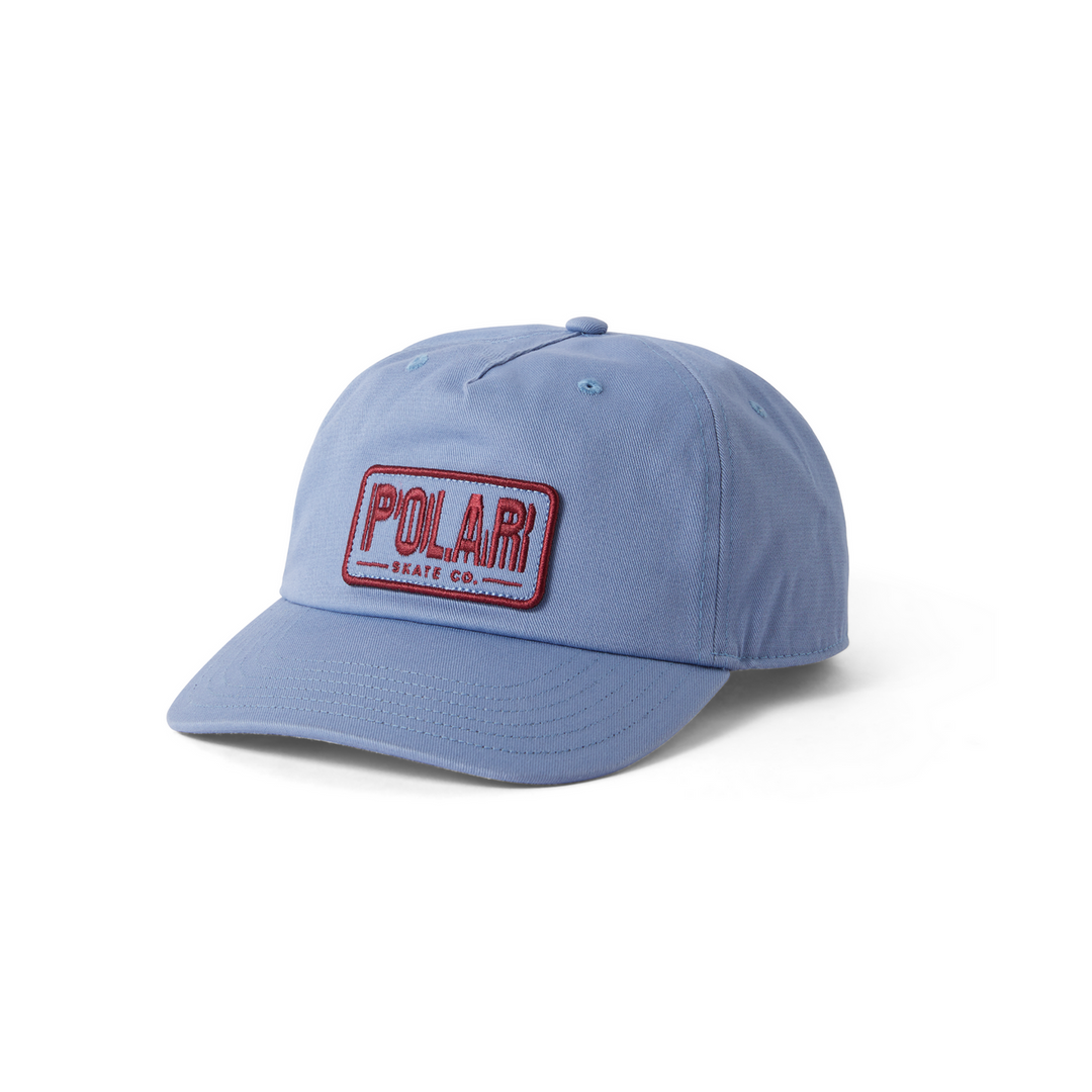 Polar Skate Co. Earthquake Patch Cap Oxford Blue Eastern Boarder