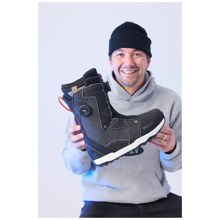 ThirtyTwo x Public STW Double Boa Snowboard Boots Black Denim