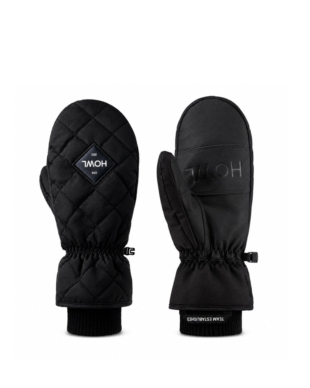 Howl Quilted Mitt Black