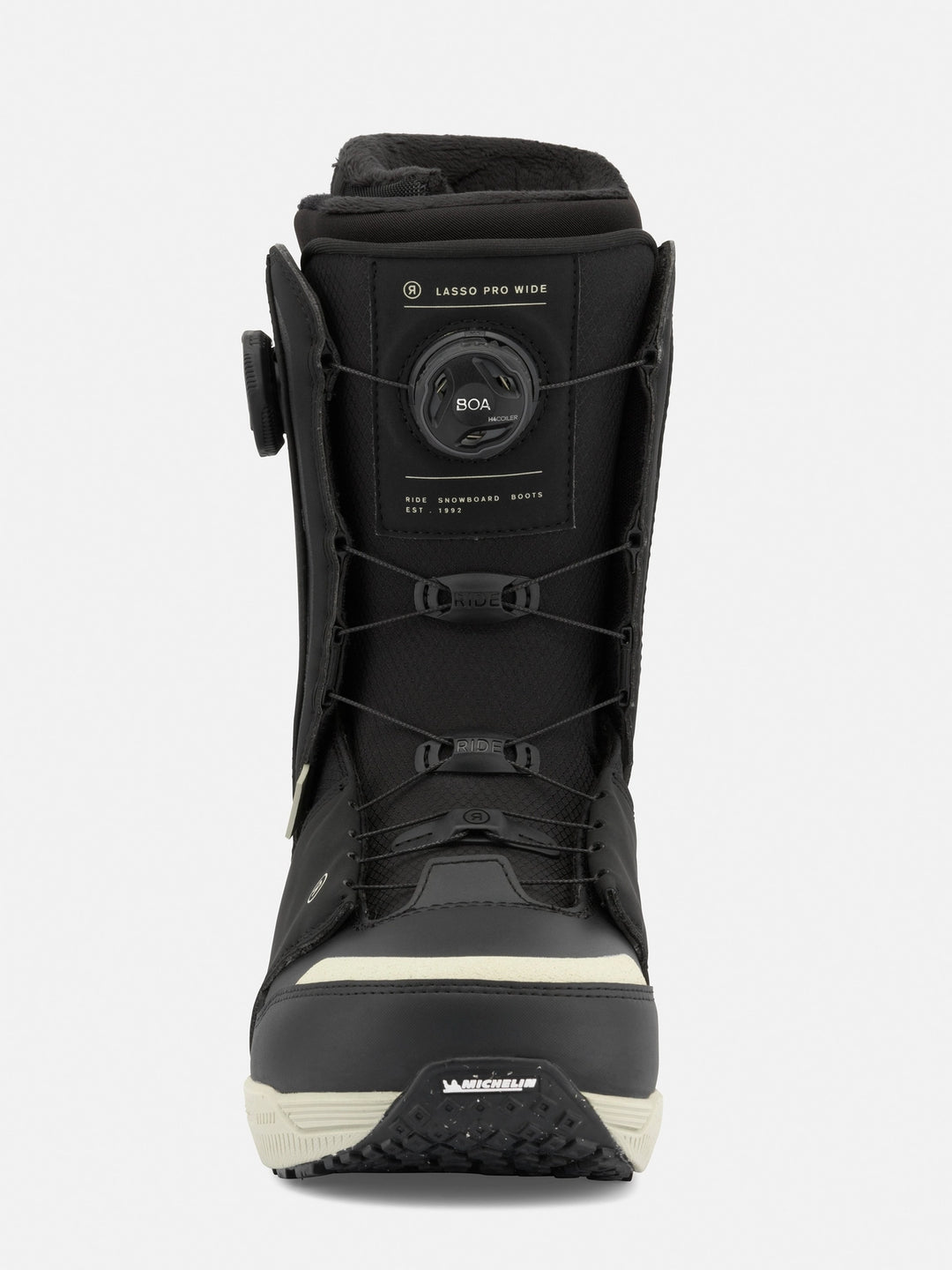Ride Lasso Pro Wide Snowboard Boots Black