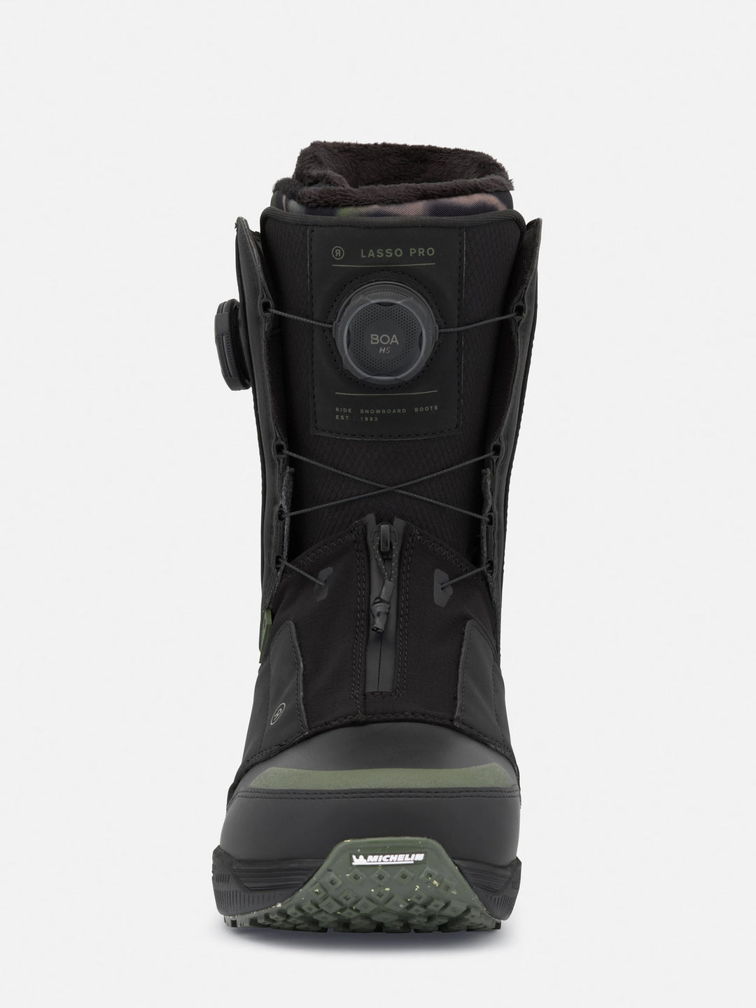 Ride Lasso Pro Wide Snowboard Boots Swamp Camo