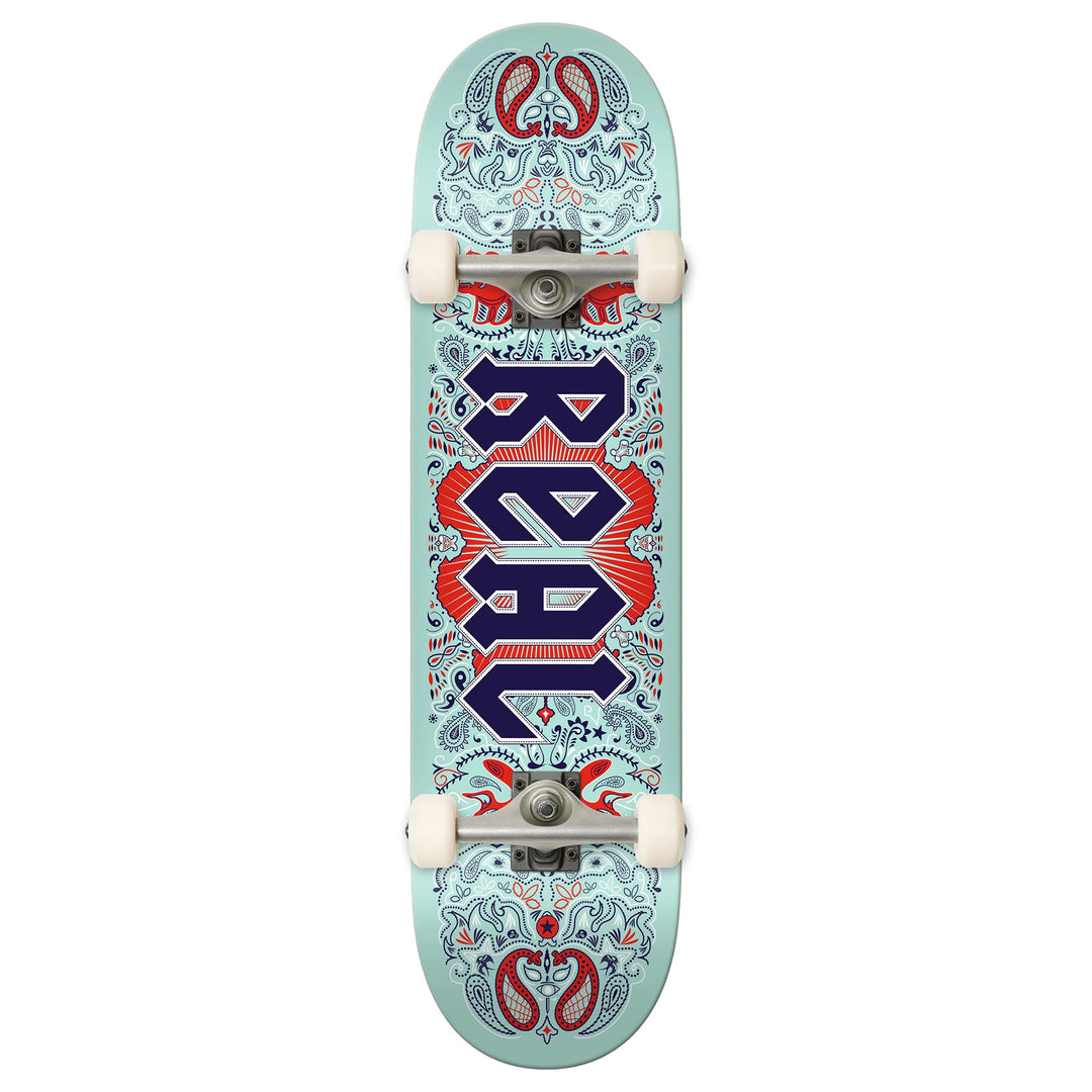 Real Bandana Teal Complete Skateboard 7.75"