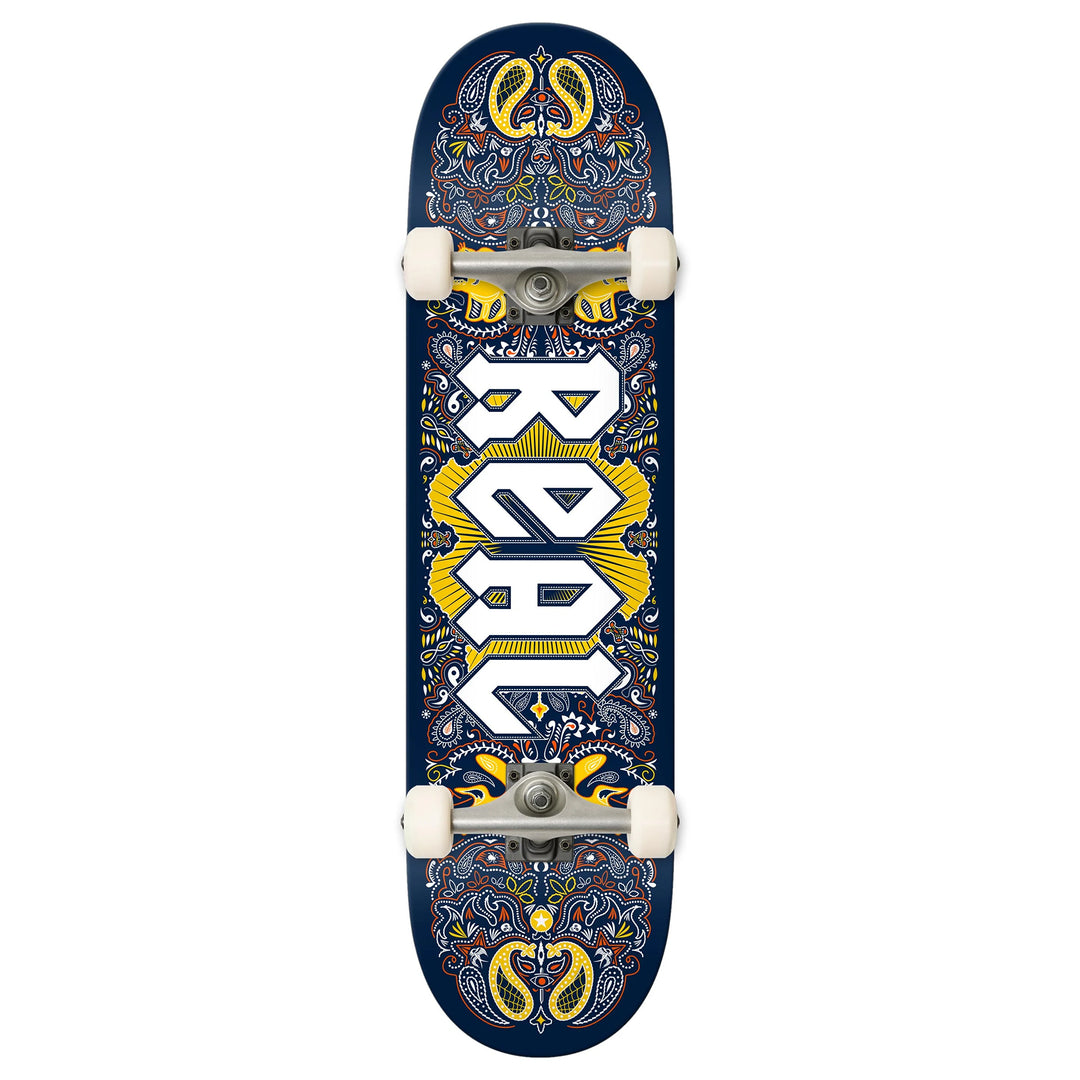 Real Bandana Navy Complete Skateboard 8.25"