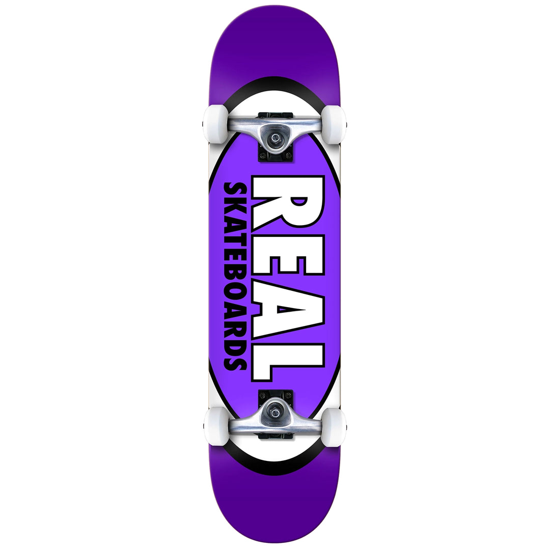 Real Classic Oval Purple Skateboard Complete 8.25"