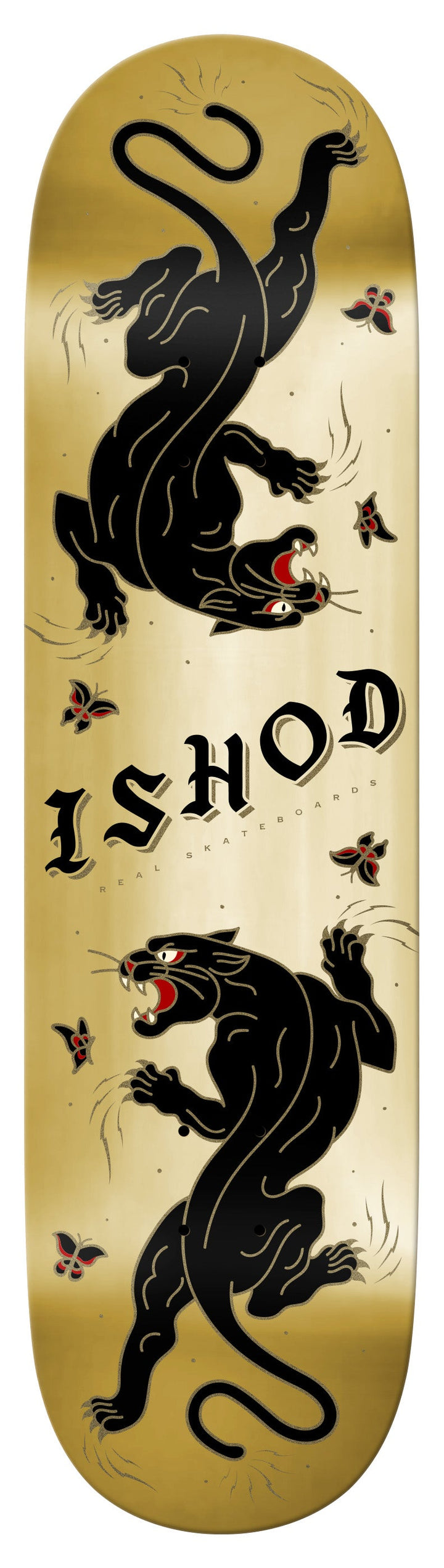 Real Ishod Cat Scratch Glitter DBX Deck (Twin Tail) 8.25"