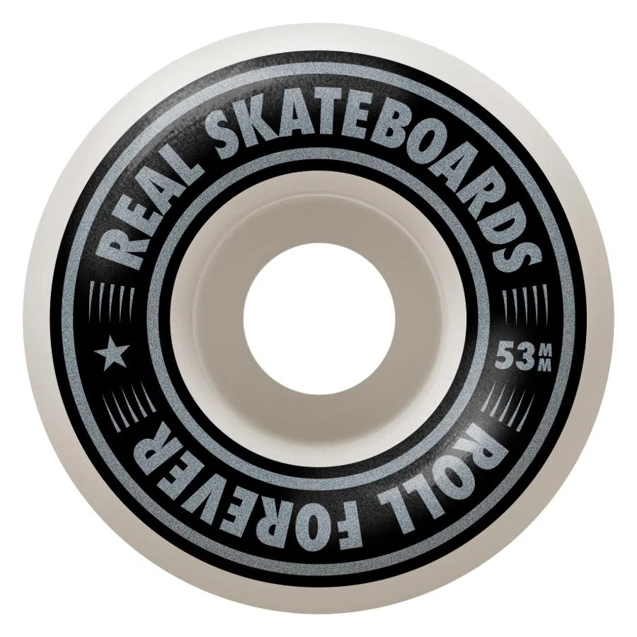 Real Mosaic Oval Melange Complete Skateboard 7.5"