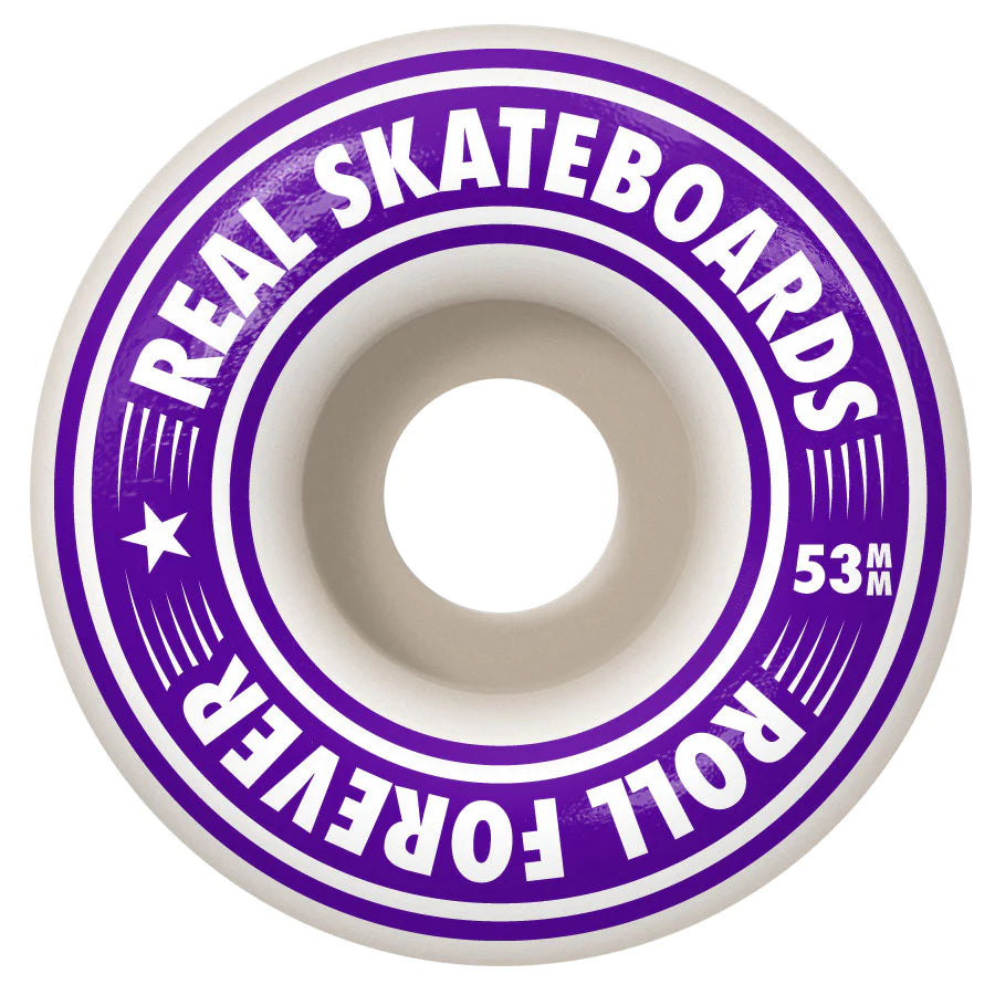 Real Classic Oval Purple Skateboard Complete 8.25"
