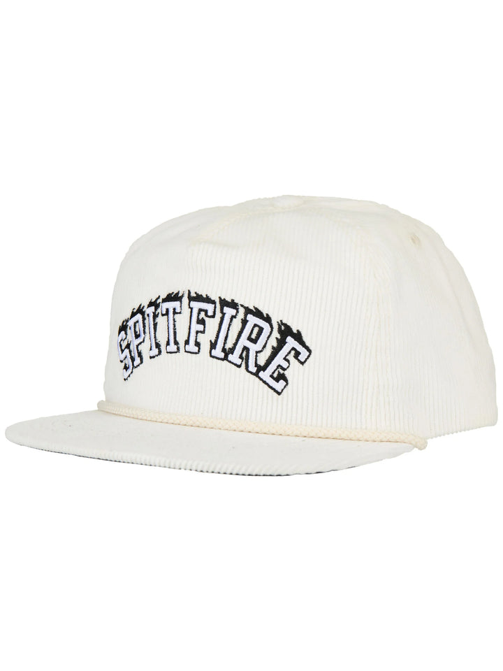 Spitfire Team Bighead Script Snapback Hat White