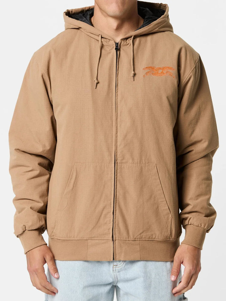 Anti Hero Basic Eagle Ripstop Jacket Brown/Orange