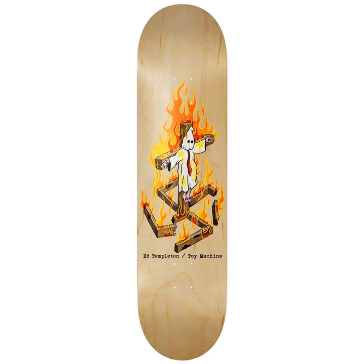 Toy Machine Ed Templeton Charred Cross Deck 8.5"