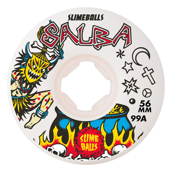 Slime Balls Salba Witch Doctor Reissue White Chubbies Wheels 99a 56mm