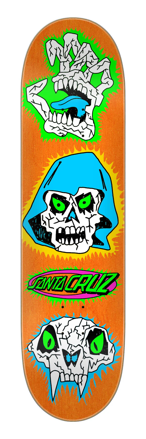 Santa Cruz Scribble Head Feelbase Deck 7.75"
