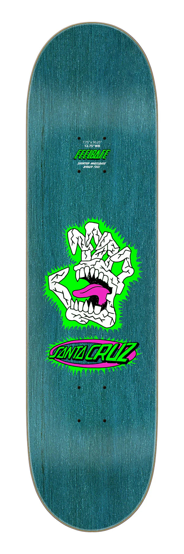 Santa Cruz Scribble Head Feelbase Deck 7.75"