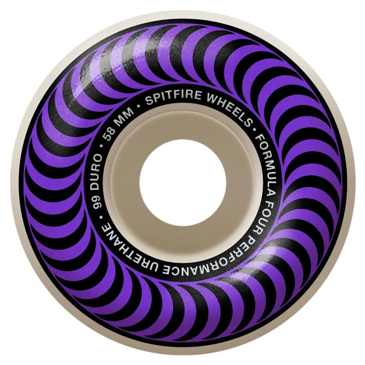 Spitfire F4 99A Classics Wheels (Purple) 58mm