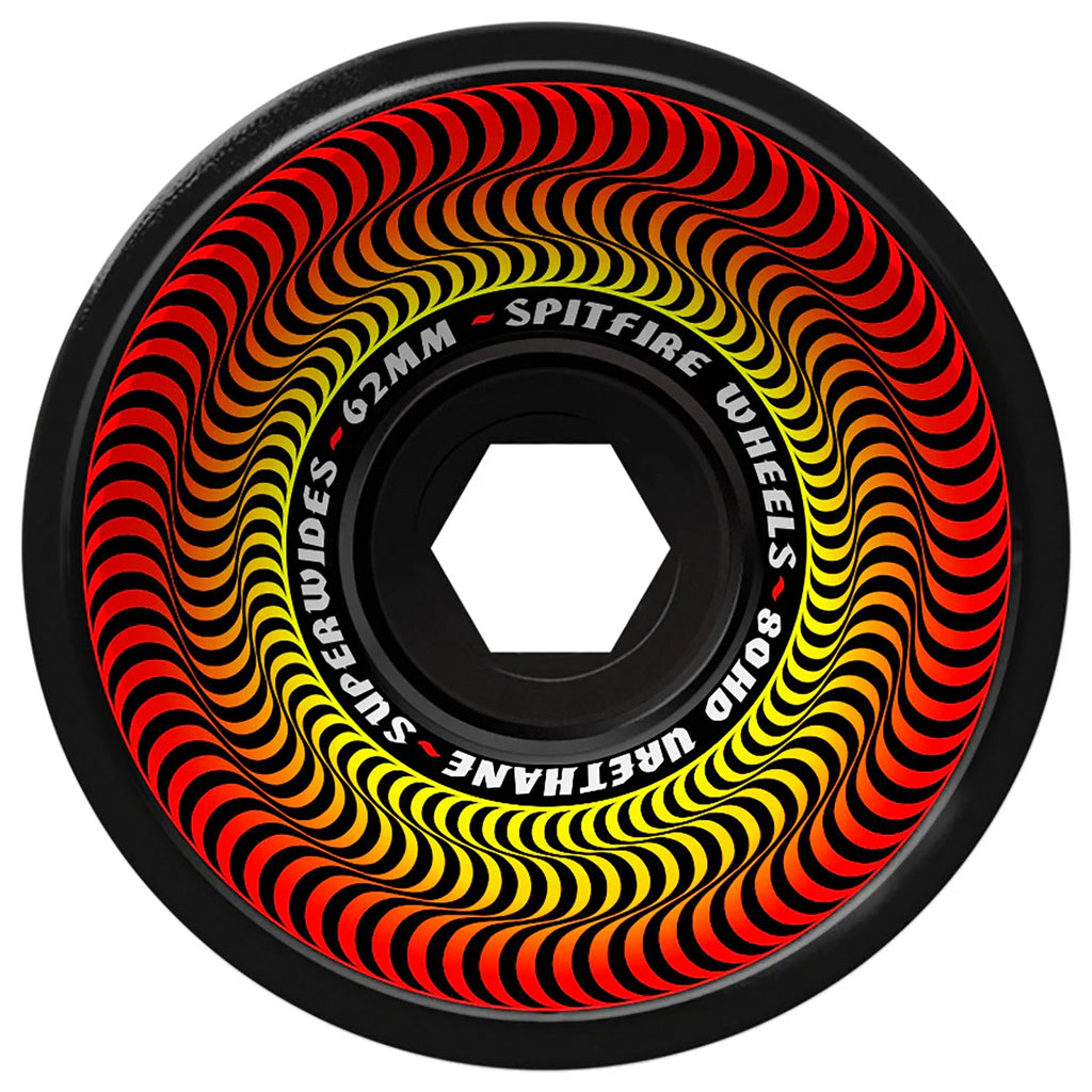 Spitfire 80HD Superwides Wheels Black 62mm – Eastern Boarder