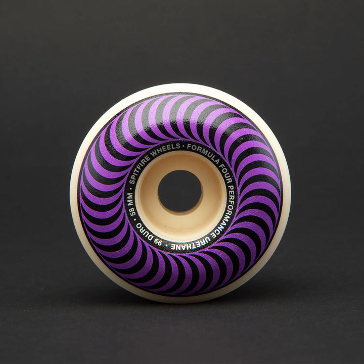 Spitfire F4 99A Classics Wheels (Purple) 58mm