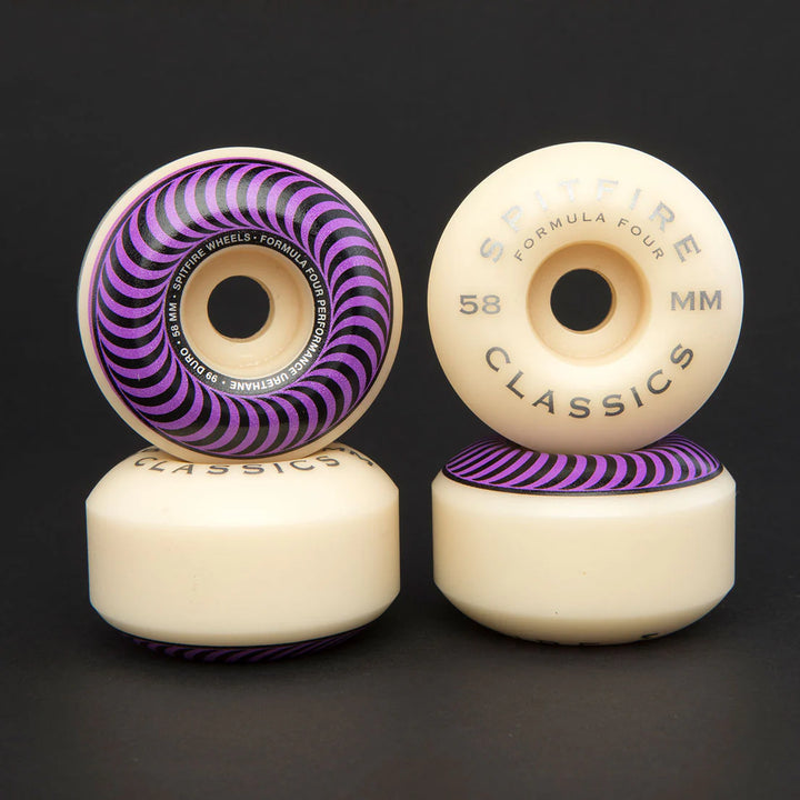 Spitfire F4 99A Classics Wheels (Purple) 58mm