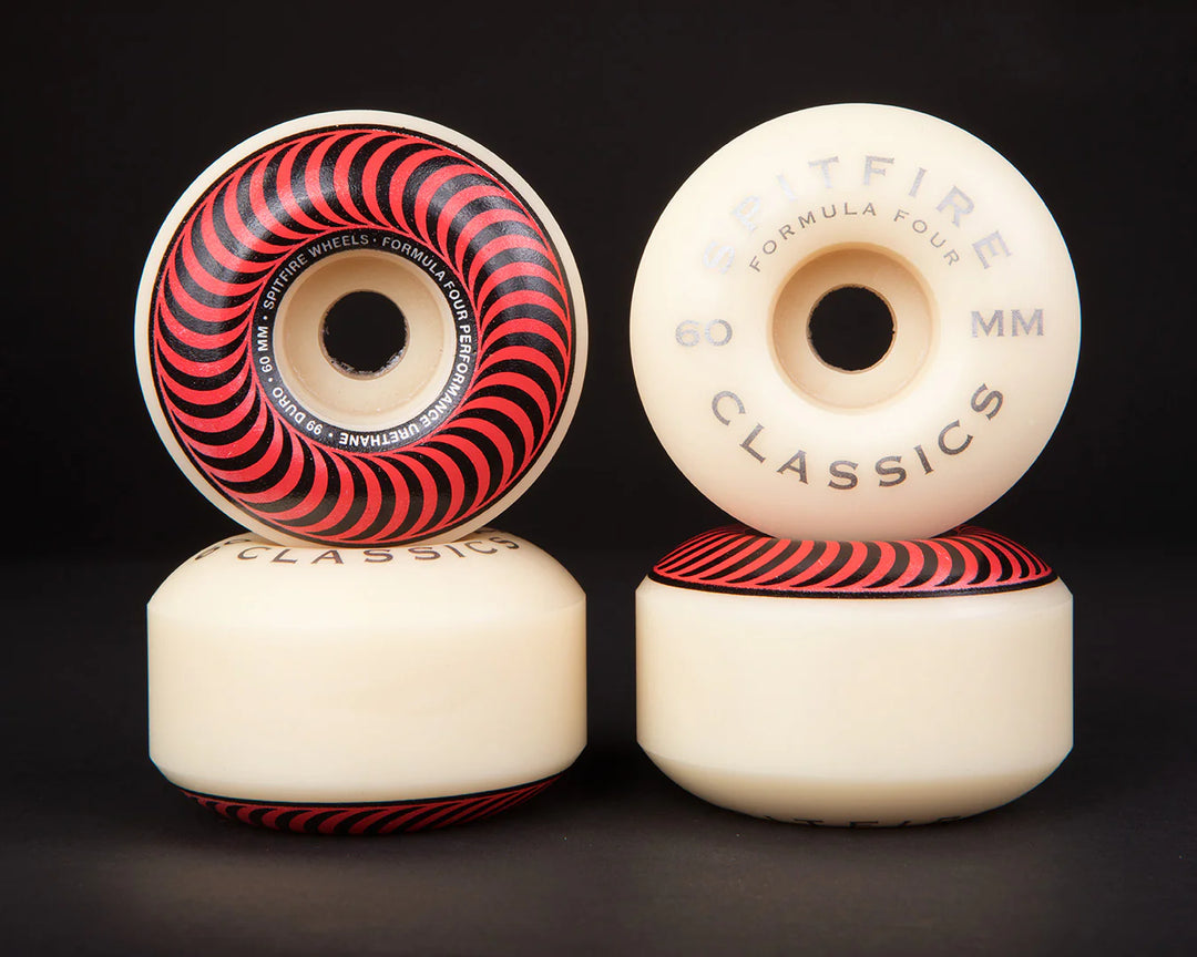 Spitfire F4 99A Classics Wheels (Red) 60mm – Eastern Boarder Spitfire F4 99A Classics Wheels (Red) 60mm – Eastern Boarder