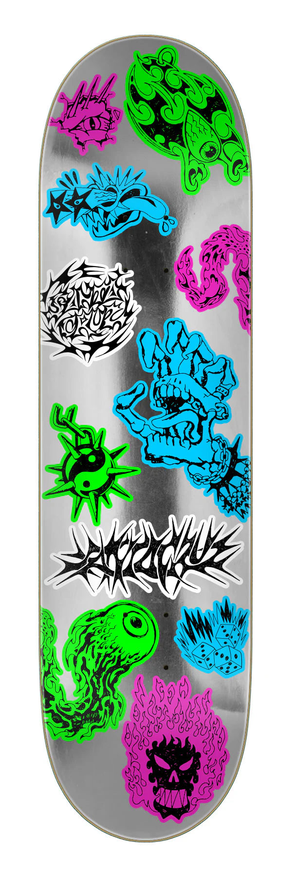 Santa Cruz Scribble Flash Feelbase Deck 8.0"