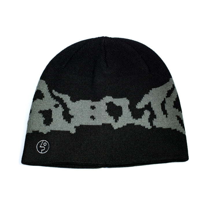 Public Splat Skully Beanie - Black