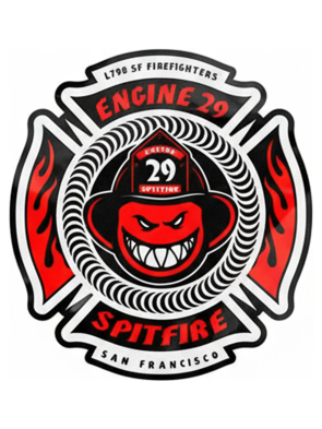 Spitfire X SFFD Engine 29 Maltese Sticker 3.75"