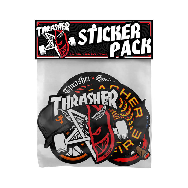 Spitfire X Thrasher Sticker Pack